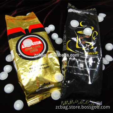 High Quality coffee bag with one way valve kraft paper coffee bags with valve one-way valve coffee packing bags